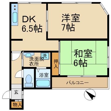 デイブレイク210の物件間取画像